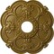 Ekena Millwork Rotherham Ceiling Medallion (Fits Canopies up to 3 1/2"), 18"OD x 3 1/2"ID x 1 1/2"P, Gold CM17ROGLS - alternate 1